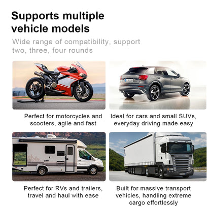 2026 Bluetooth External Tire Pressure Monitor BT TPMS Sensor For Motorcycle Car Van RV and Truck APP View 6 Major Abnormal Alarm