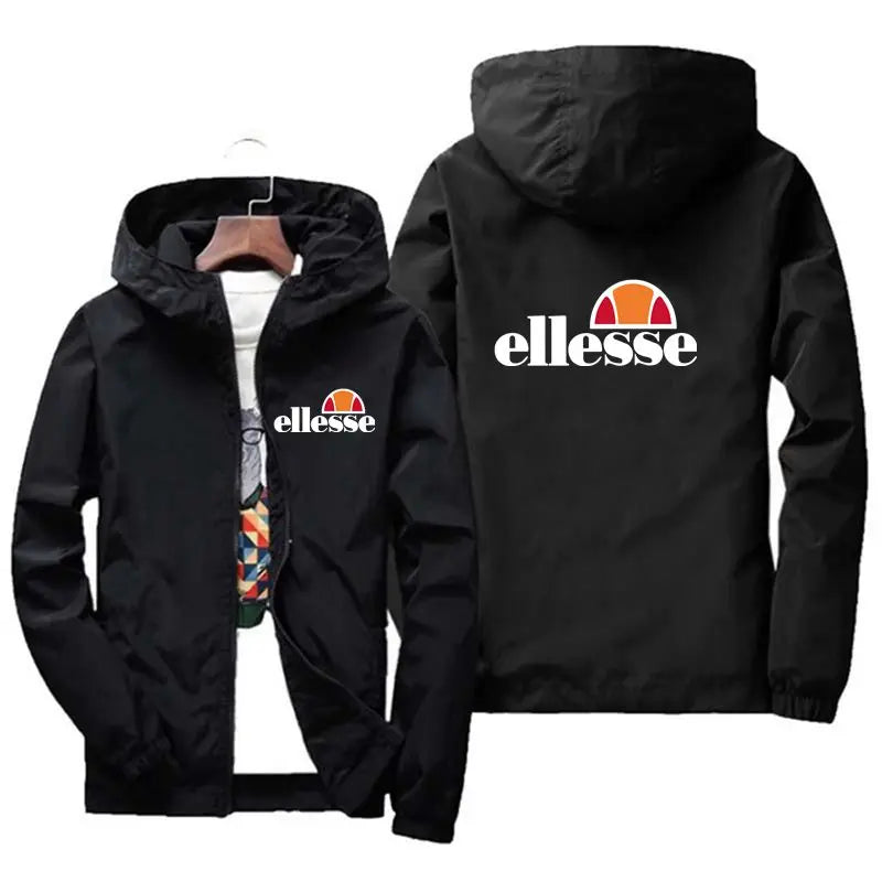 2026 spring and autumn new windbreaker mountaineering raincoat printed letters men's jacket coat