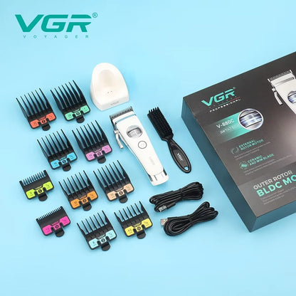 VGR Trimmer Professional Hair Clippers Rechargeable Trimmer Electric Hair Clippers Adjustable Hair Clipper Trimmer for Men V-880