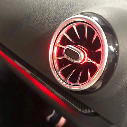 256 Colours Air Vents For Audi A3 S3 RS3 8V 8Y 8P 2004-2020 Car Dashboard Ambient Light LED Air Conditioner Outlet Nozzle Lamp