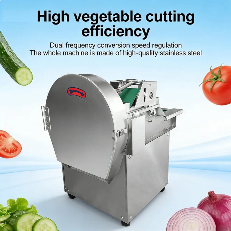 Commercial Vegetable Cutting Machine Electric Slicer Cabbage Chilli Leek Scallion Celery Dicing Machine Vegetables Cutter Machin
