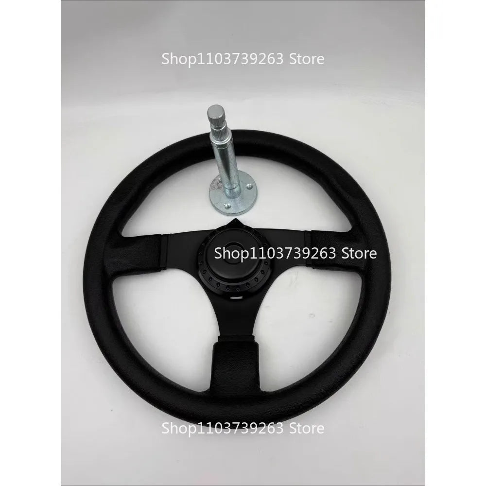 320MM steering wheel suitable for go kart, beach bike, children's bike, farmer with cover