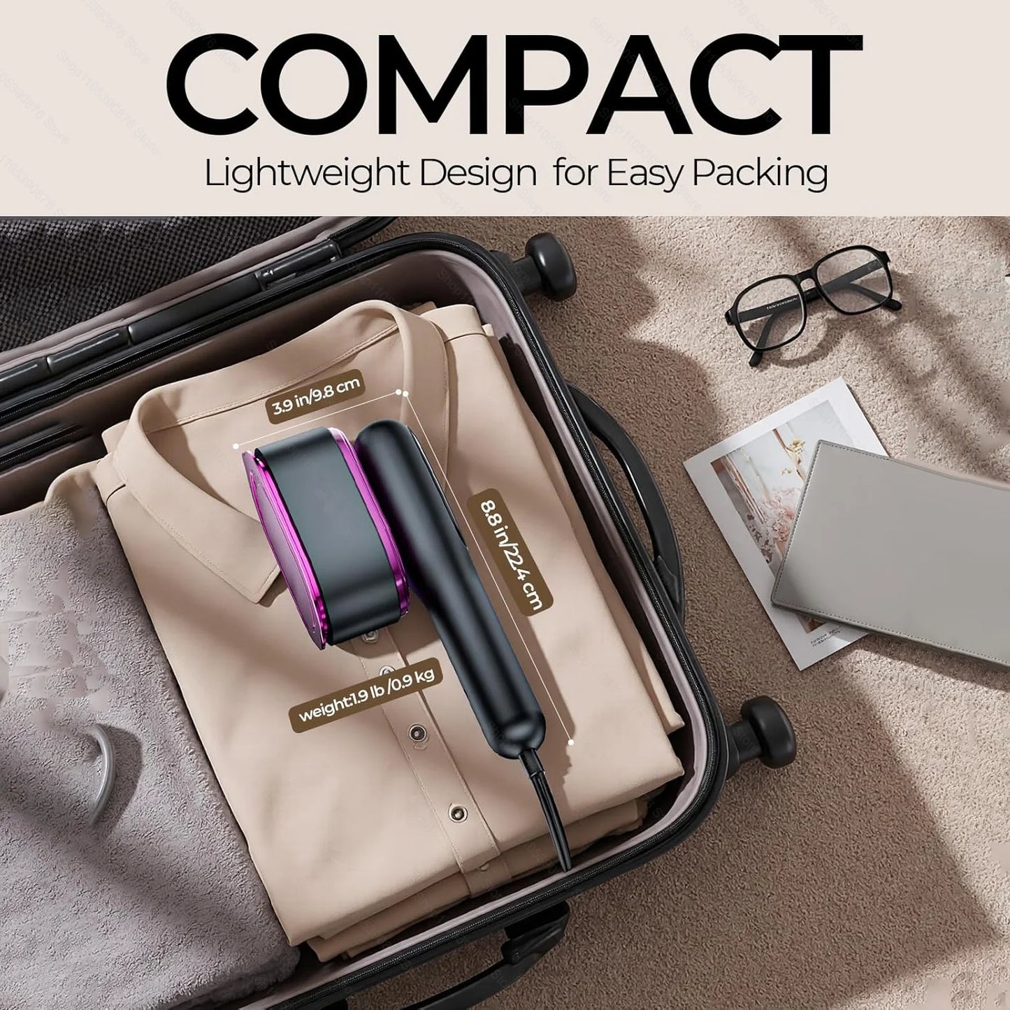 Portable Iron Clothes Machine Multi Functional Handheld Steam Iron Garment Steamers Ironing Machine Travel Vertical Steam Iron