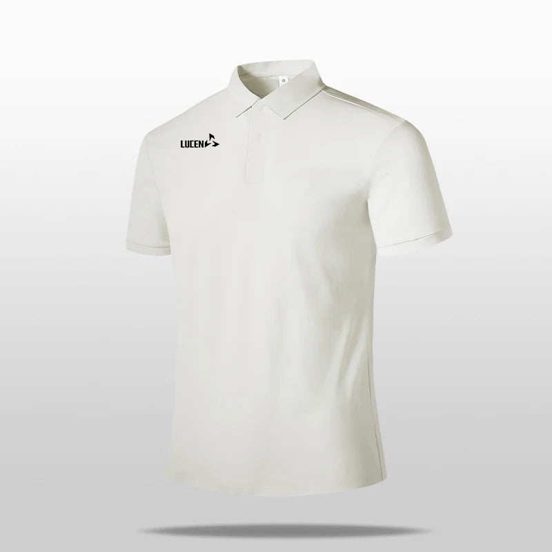 LUCEN Original Base Summer New Design Men's High-Quality Outdoor Sport Polo Shirt Golf Running Fitness Short-Sleeved T-Shirt Top