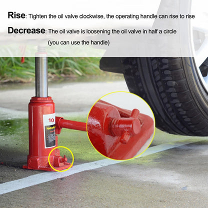 5/10/20Ton Hydraulic Bottle Jack Heavy Duty Car Lifter Lifting Repair Tool Truck AU