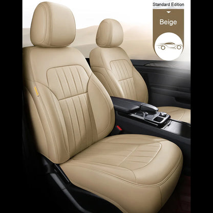 For Audi Q7 4L 2006 2007 2008 2009 2010 2011 2012 2013 2014 2015 Nappa Leather Custom Car Seat Covers Set Protector Accessories