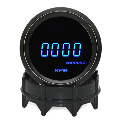 52mm Car Digital Tachometer Boost PSI BAR Gauge Water Temp Oil Temp Oil Pressure Meter Voltmeter Vacuum Air Fuel Ratio Gauge