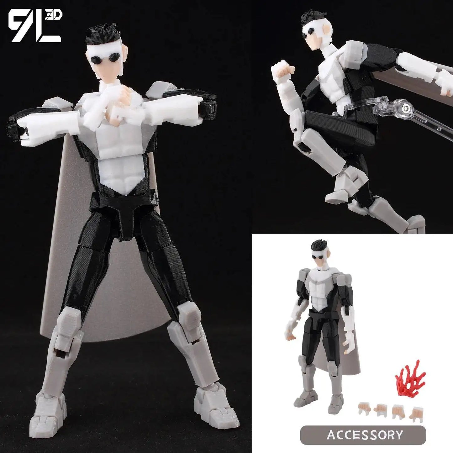 9L3D Printed Superheroes Invincible 2.0 Anime Multi-Jointed Shapeshift Toys Action Figures Mannequin Model Ornaments Gifts