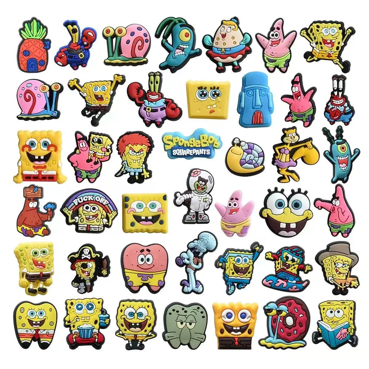Potdemiel Hot New Product 10-100PCS Shoe Charms For Sandals,Shoe Decoration Accessories Shoe Pins Great Gift For Men Wom