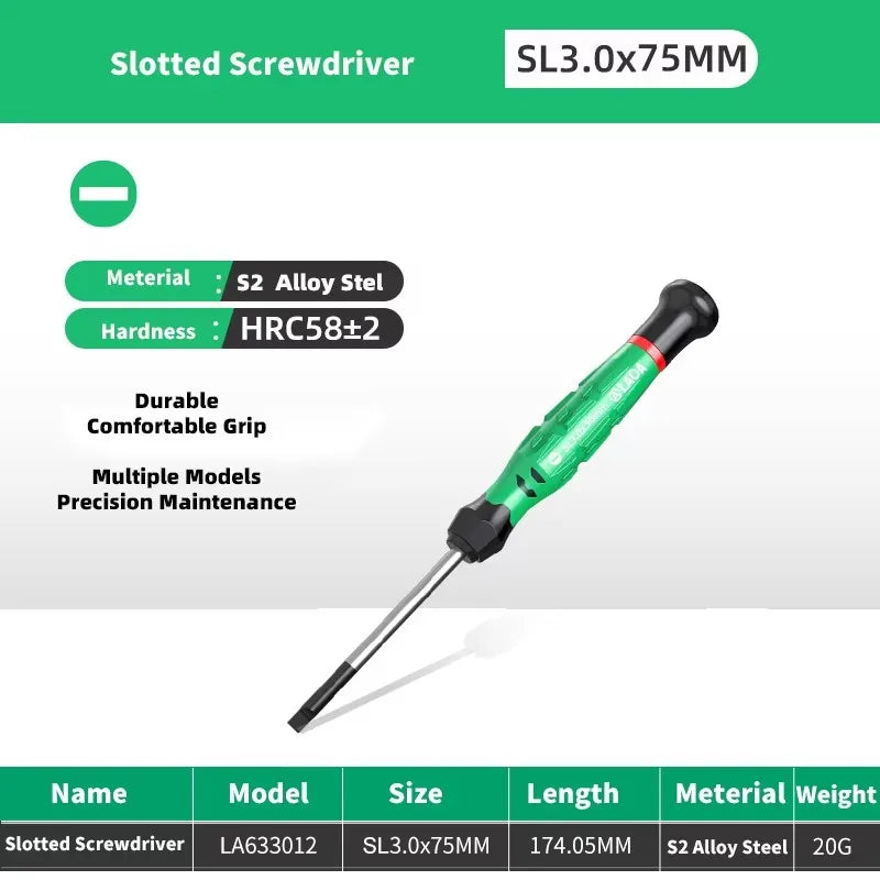 LAOA 1pcs precision screwdriver SL1.0-4.0 screwdriver phillips mini screwdriver phillips screwdriver plum blossom T5-T20