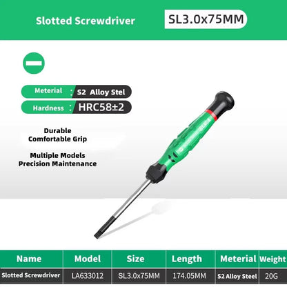 LAOA 1pcs precision screwdriver SL1.0-4.0 screwdriver phillips mini screwdriver phillips screwdriver plum blossom T5-T20