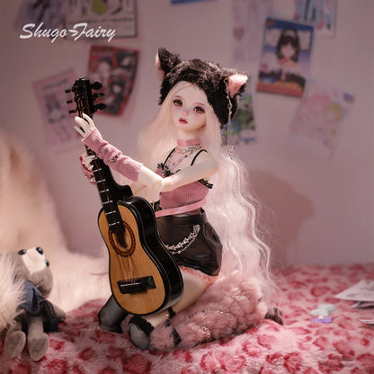 Celia N Y2K Baddie 1/4 BJD Doll Fullset Pastel Punk Style Pink Cyber Accessories Sweet Honey  ShugaFairy Collectible Figure