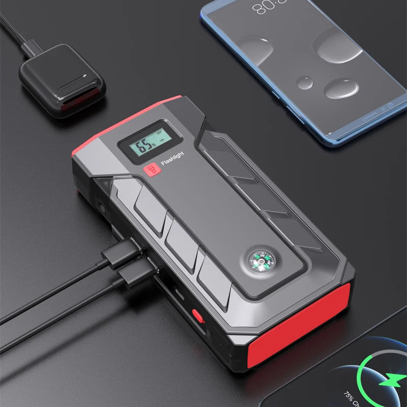 20000mah 18000mAh 16000mAh 132000mAh 12000mAh 10400mAh Portable Jump Starter 12V High-power Automobile Emergency Starting Power