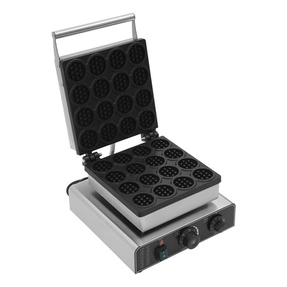 Waffle Baker Machine, 16 Grids Commercial Electric Waffle Maker Temperature Control 110V US Plug for Restaurant Coffee Shop Home