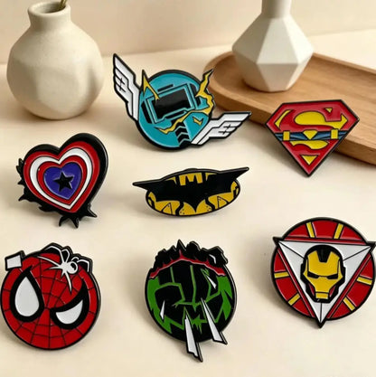 Cartoon Pins Metal Anime Badge Funny Comics Enamel  Cute Collar Pins Brooches Jewelry Lapel Pin Jewelry Collection Friend Gifts