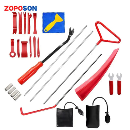 Hot Car Door Repair Hand Tools Wedge Pump Locksmith Thickened Kit Air Cushion Emergency Open Unlock  Long Reach Grabber Tool Set