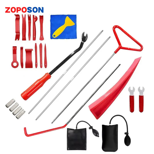 Hot Car Door Repair Hand Tools Wedge Pump Locksmith Thickened Kit Air Cushion Emergency Open Unlock  Long Reach Grabber Tool Set