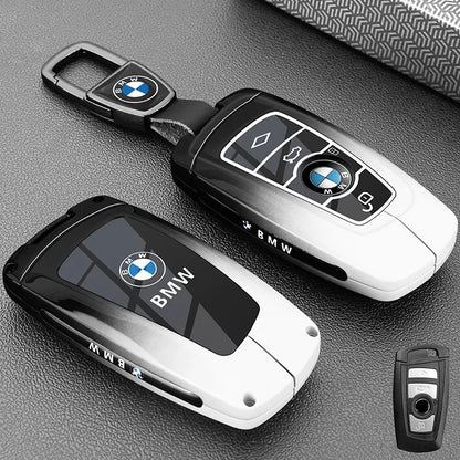 Alloy Metal Car Remote Key Case Cover Shell Holder For BMW F30 F20 F10 F18 F22 F01 X3 X4 F06 F02 M3 M5 Auto Keychain Accessories