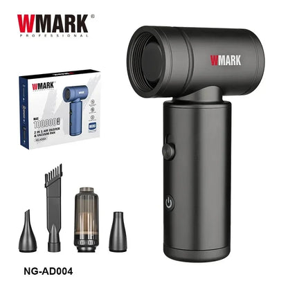 WMARK Vacuum Cleaner Professional Metal Air Duster 100000RPM Brushless Hair Care Appliance 2 IN 1 Adjustable Vacuum Fan NG-AD004