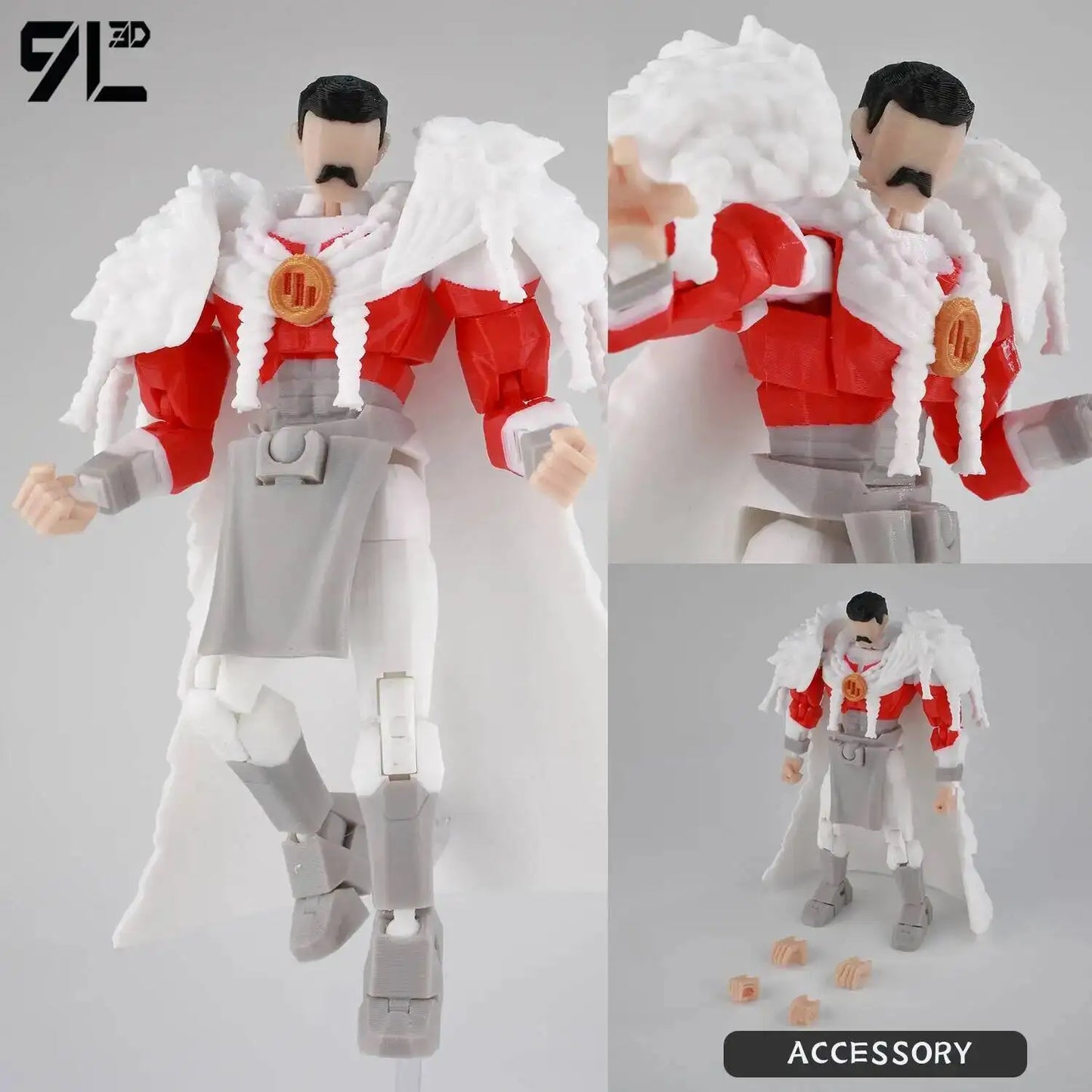 9L3D Invincible Slayer Daryl Dixon Lucky13 Action Figure Dummy13 Multi-Jointed Collectible Model Toys Titan13 Birthday Gifts T13