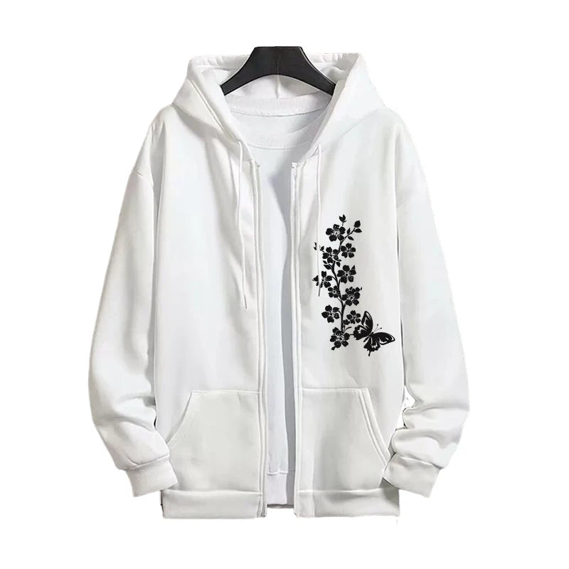 Autumn Winter Casual Sportswear 2025 Womens Tracksuit Set 2 Pieces Zipper Hoodie with Joggers Pants Urban Streetwear Outfit