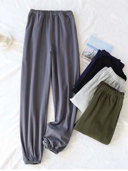 Men's Pajama Pants, Men's Pants, Spring & Fall Single-Piece Home Pants That Can Be Worn Outside, Korean Style Home Pants, Autumn and Winter Styles