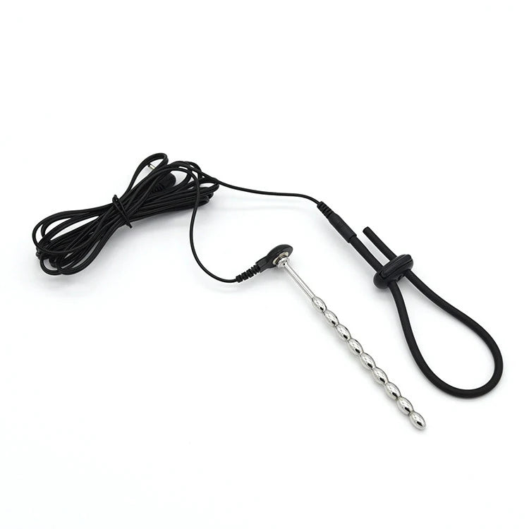 Electroshock Defensa E stim Host Electric Shock Penis Plug Cockring Chastity Cage Anal Plug Nipple Clamp E-stim Bdsm Toy for Sex