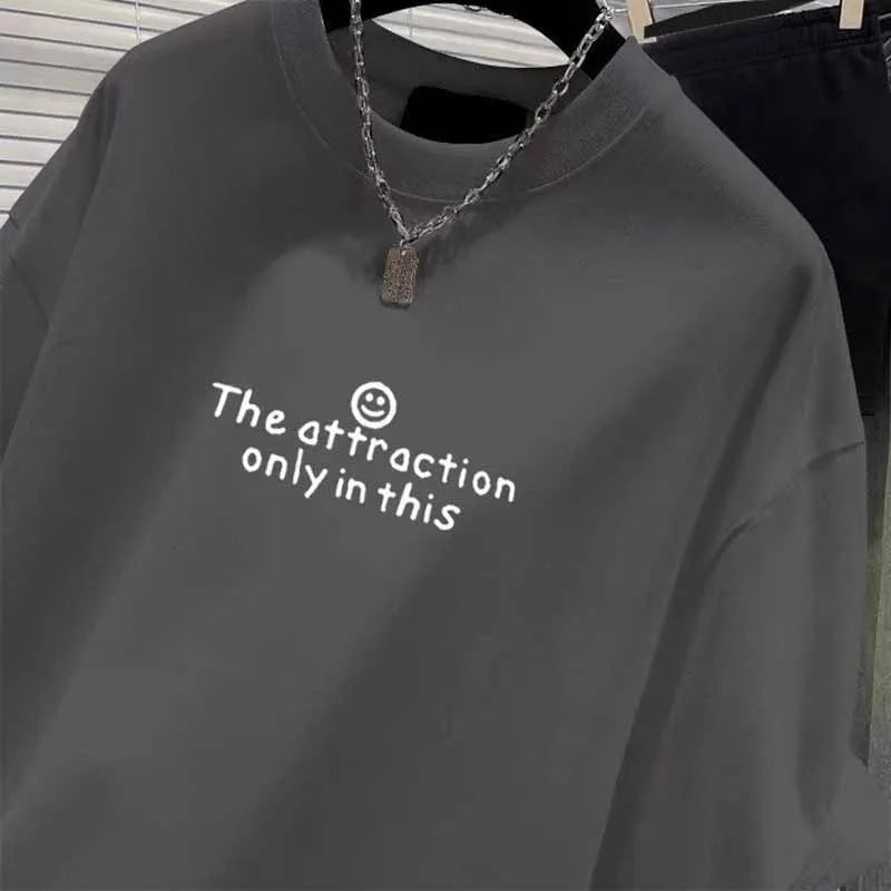 2025 European Style New Pure Cotton Short Sleeve Tshirt Women Clothing Fashion Loose Letter Print Top Office Lady Casual Y2k Tee
