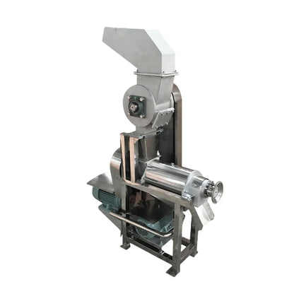 Multi-Purpose 500kg Spiral Juice Extractor Industrial Spiral Crushing Type Juice Machine For Apple Pear Carrots Pineapple Ginger