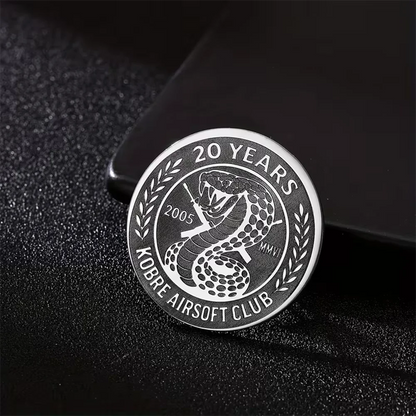 Custom Carving Brooch Women Men Personalized Company Logo Employee Brooches Stainless Steel Badge Drawings Jewelry Birthday Gift