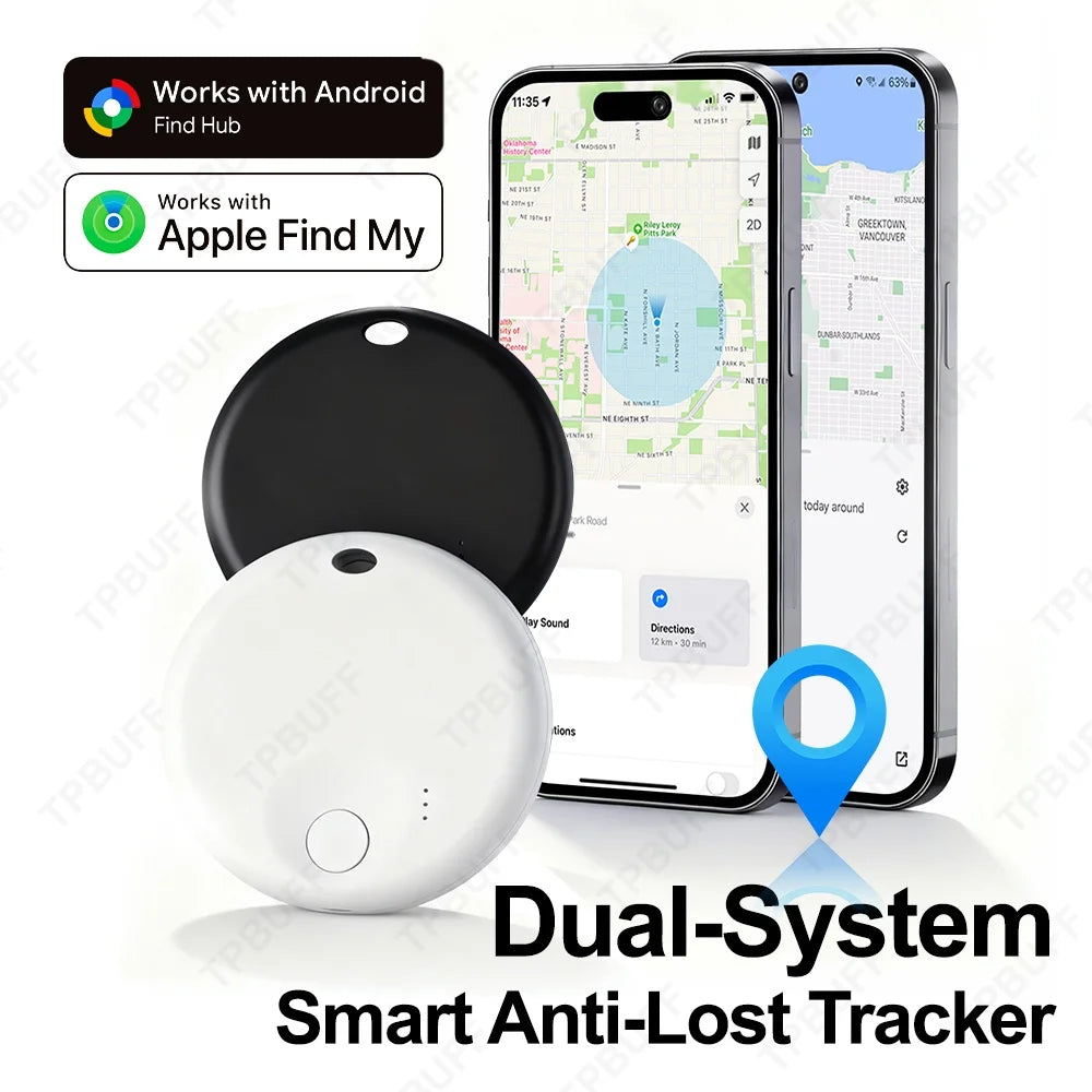 Dual System Tag Gps Tracker Android &IOS Positioning Tag Tracker Portable Gps Tracking Devices Google Airtag Finder Find Hub