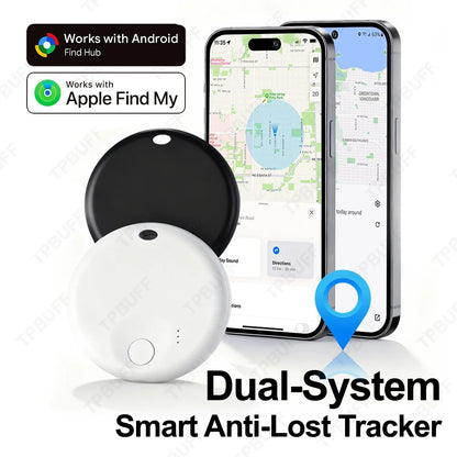 Dual System Tag Gps Tracker Android &IOS Positioning Tag Tracker Portable Gps Tracking Devices Google Airtag Finder Find Hub