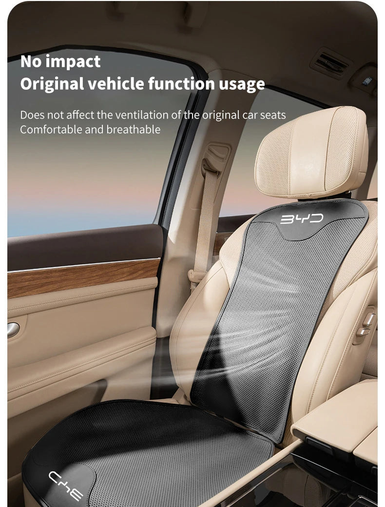 Car Seat Cushion For BYD Seal U Atto3 Atto2 Dophn Seagull S6 S7 Tang X Dream Breathable Front & Rear Seat Protective Cover