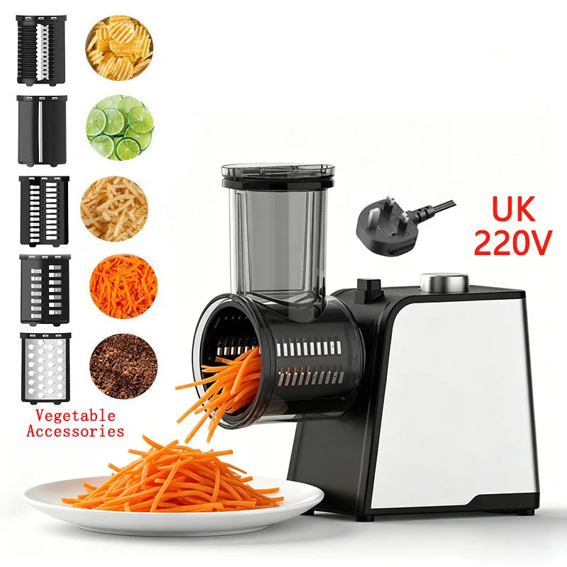 Multifunctional S6B Commercial Electric Food Processor Meat Grinder Sausage Stuffer Vegetable Cutter Slicer Shredder for Kitchen