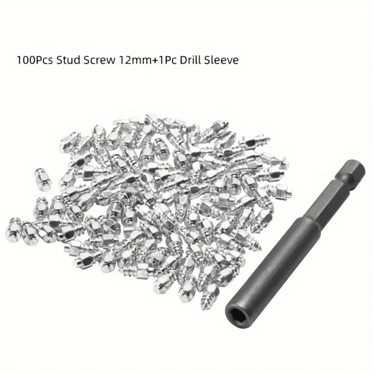 4*12/4*9mm non-slip skid nails Non-slip wheel tires 100PCs for cars motorcycles bicycles cars winter emergency
