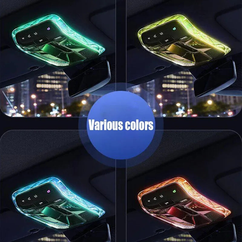 For Mercedes-Benz E-Class W214 S214 2024 car roof reading light transparent decorative frame car interior modification parts