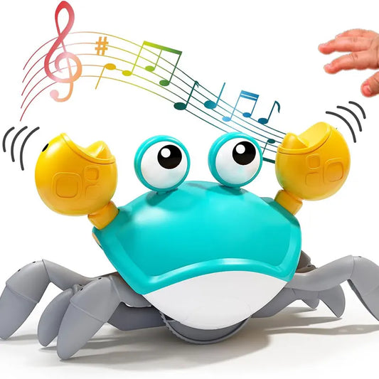 Crawling Crab Baby Toy Smart Obstacle Avoidance Crab Techno Avoid Obstacle Walking Toddler Gift