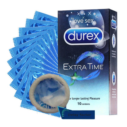 20/10pcs Durex Delay Ejaculation Spike Condoms Ultra Thin Factor Intimate Extra Lubricated Men Contraception Lasting Enlargement