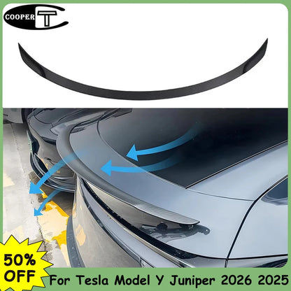 For Tesla Model Y Juniper Performance 2025 2026 ABS Carbon Fiber Spoiler, ABS Rear Trunk Wing,  Exterior Styling Car Accessories