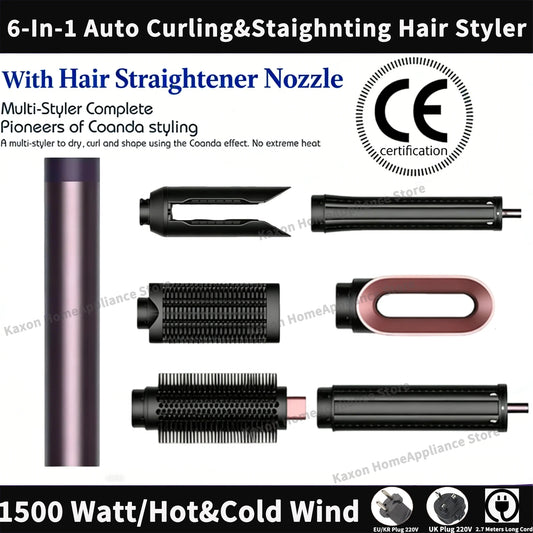 SenCiciMen Auto Curling Multi Hair Styler Curling Iron Hair Hot Air Brush Curling Barrel Hair Dryer Salon Professional Curl Hair