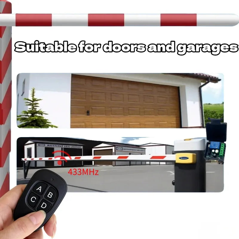 433MHz Remote Control Learn Remote Control Learning code 1527 EV1527 For Gate garage door controller Alarm RF 433mhz Receiver