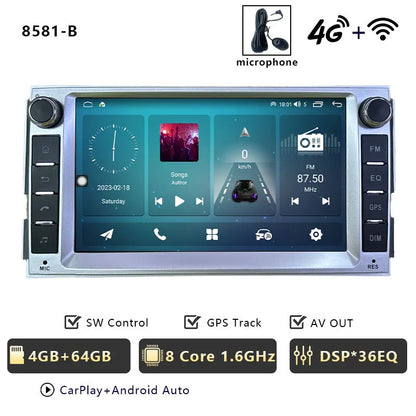 CHSTEK Android 13 Car Radio For Hyundai Santa Fe 2007 2008-2012 Head Unit Carplay Bluetooth WIFI 4G GPS Multimedia Vedio Player