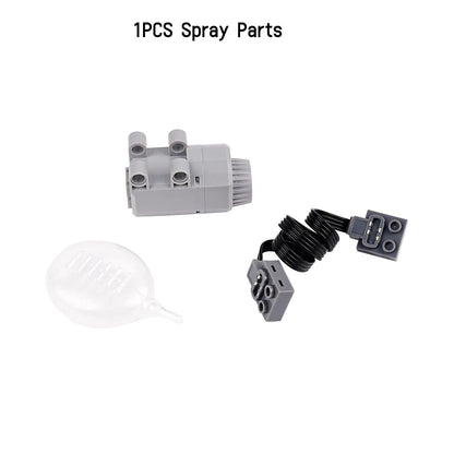 Technical Light Spray Parts Mould King Fogger Legoeds-Compatible Building Blocks MOC Supercar Retro Steam Train Chimney Smoke