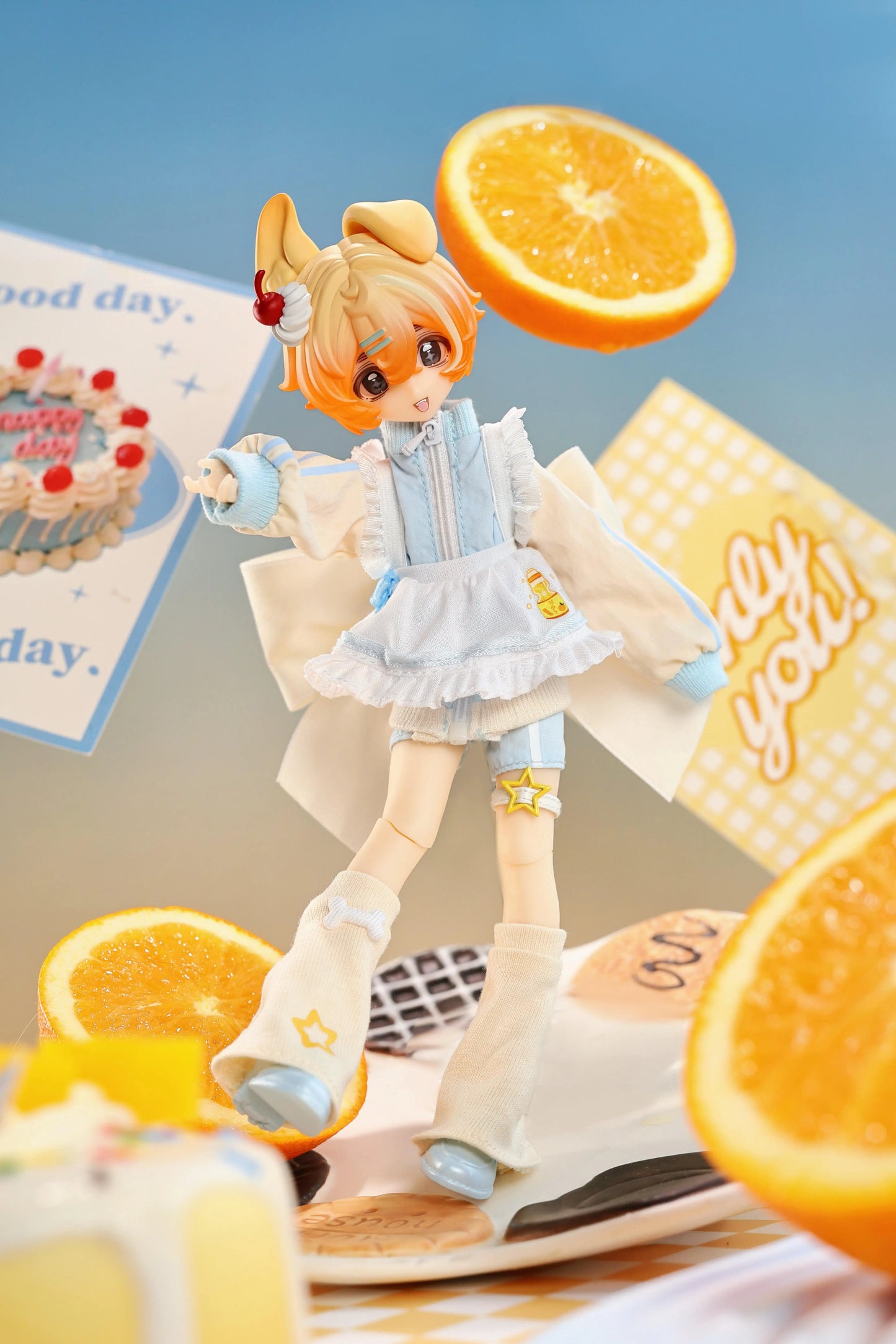 Genuine Mirai Dolls Boxed Furry Series 1/8 Action Figure Bjd Blind Box Anime Character Doll Model Desk Ornament Collect Toy Gift