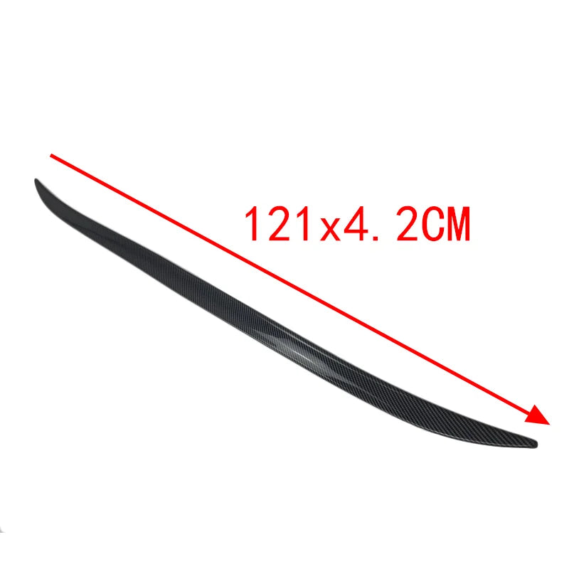 Fit For Mercedes-Benz Accessories CLA Shooting Brake C117 X117 2013+ Car Rear Roof Trunk Spoiler Wing Boot Lip Glossy Black Rubb