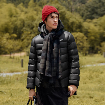 Semir Down Jacket Men Winter 90% Down Fill Lightweight Goose Down 2025 New Couple Removable Hooded Outerwear Men's Wear