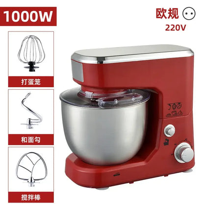 110V/220V Dragon Stand Mixer Small Household Multi-function Dough Kneader Cream Whisker Automatic WWW
