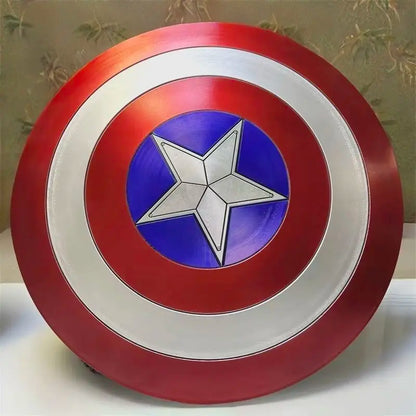 60cm Superhero Captain America Shield Premium Version Model Plastic Weapons Costume Fancy Dress Party Stage Gift Toy collecttion