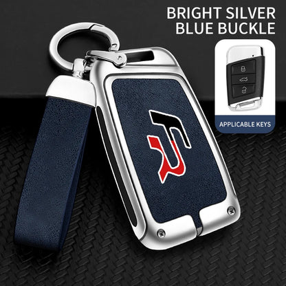 Suitable for Seat Ateca Leon FR 2 Ibiza zinc alloy car key cover high-end genuine leather car key case buckle auto accessories