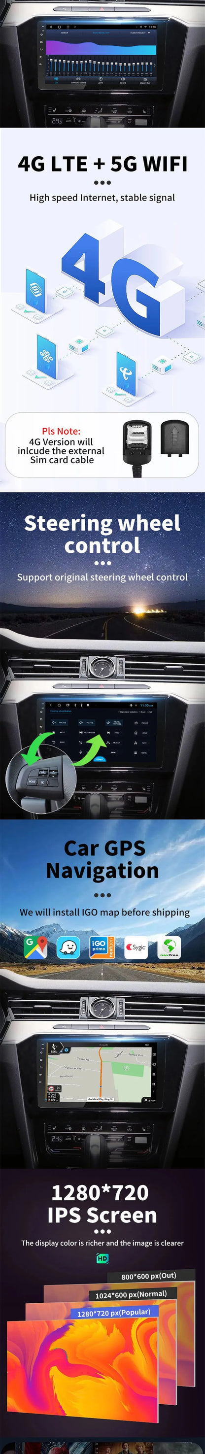 Car Multimedia for Ford Fiesta 1995 - 2001 Focus MK1 1998 - 2004 Car Radio GPS Navigation Android Stereo Carplay Auto 2 Din 4G